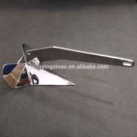 16KG Mirror Polished AISI316 Stainless Steel Marine Hardware Boat Anchor High Quality Delta Anchor